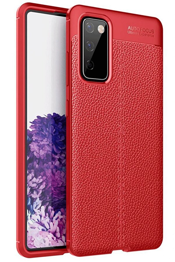 Samsung Galaxy S20 Fe Kılıf Auto Focus Kapak - Kırmızı - Dropx4762-4335