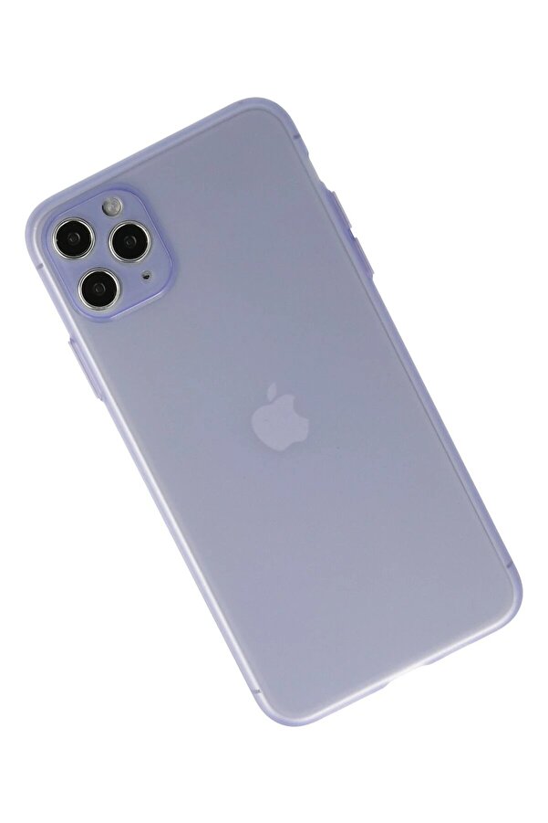 İphone 11 Pro Max Kılıf Si̇li̇kon - Mor - Dropx8833-7453