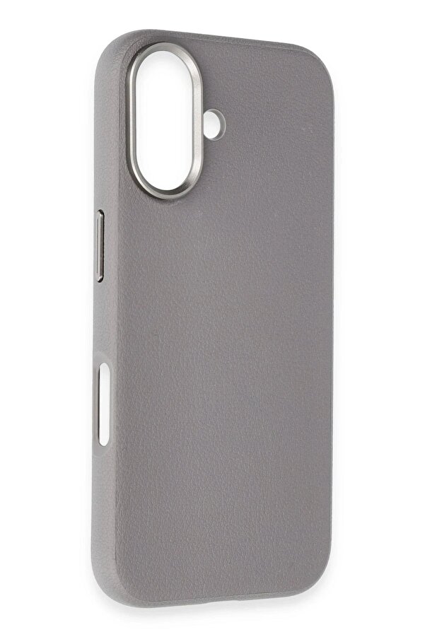 İphone 16 Wonder Deri̇ Magsafe Kapak - Ti̇tan Gri̇ - Dropx3318-1602