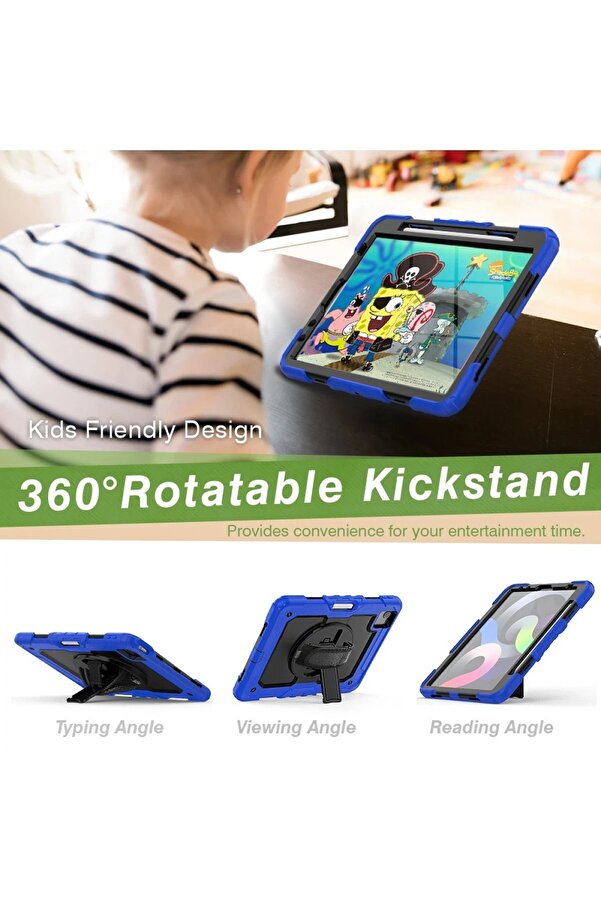 İpad Pro 11 (2020) Kılıf Pars Tablet Kapak - Mavi̇ - Dropx6248-7024