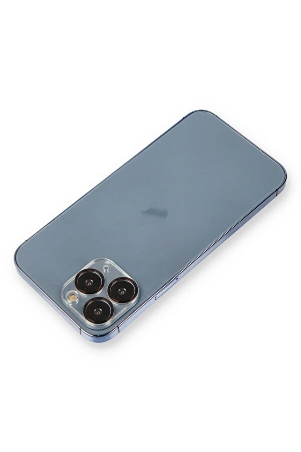 İphone 11 Pro Max Metal Kamera Lens Koruma Cam - Si̇yah - Dropx4541-6213