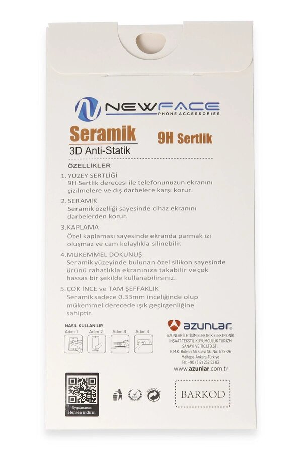 Samsung Galaxy A55 5G 3D Anti̇stati̇k Mat Serami̇k Nano Ekran Koruyucu - Dropx3500-3678