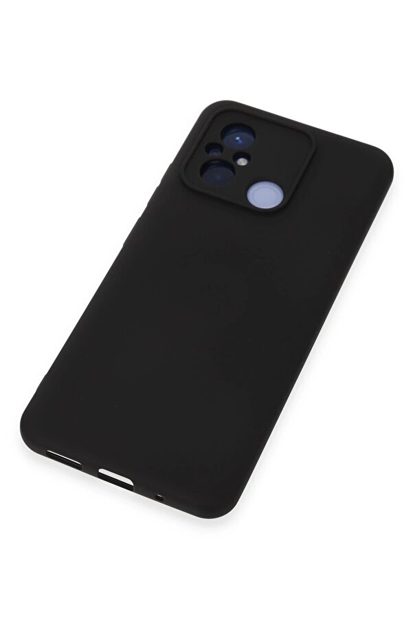 Xi̇aomi̇ Redmi̇ 12C Kılıf Nano İçi̇ Kadi̇fe Si̇li̇kon - Si̇yah - Dropx2309-2126