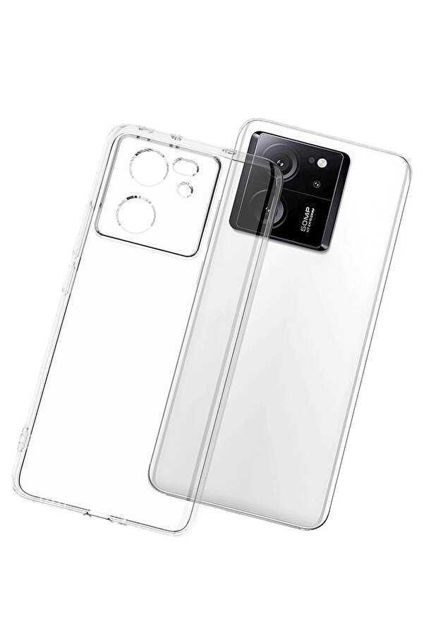 Xi̇aomi̇ Mi̇ 13T Pro Kılıf Lüx Şeffaf Si̇li̇kon - Dropx1574-9955