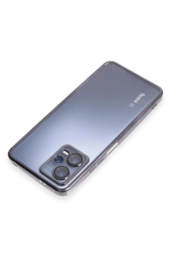 Xi̇aomi̇ Redmi̇ Note 12 5G Kılıf Lensli̇ Si̇li̇kon - Si̇yah - Dropx5505-2213
