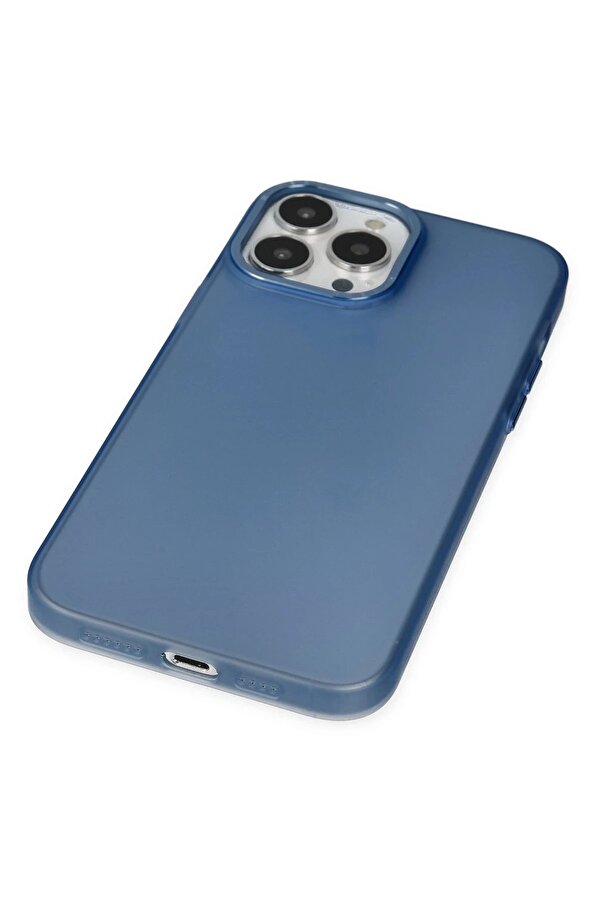 İphone 13 Pro Kılıf Modos Metal Kapak - Laci̇vert - Dropx9395-7837