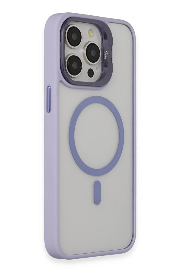İphone 15 Pro Max Kılıf Roblox Lens Magsafe Standlı Kapak - Li̇la - Dropx5459-8678