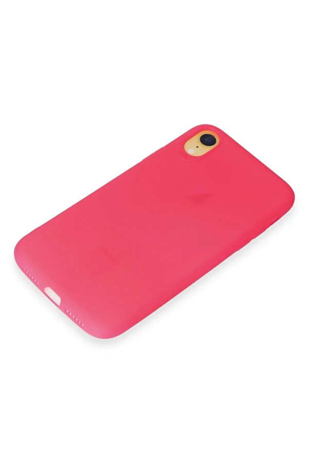 İphone Xr Kılıf Fi̇rst Si̇li̇kon - Pembe - Dropx5942-8038