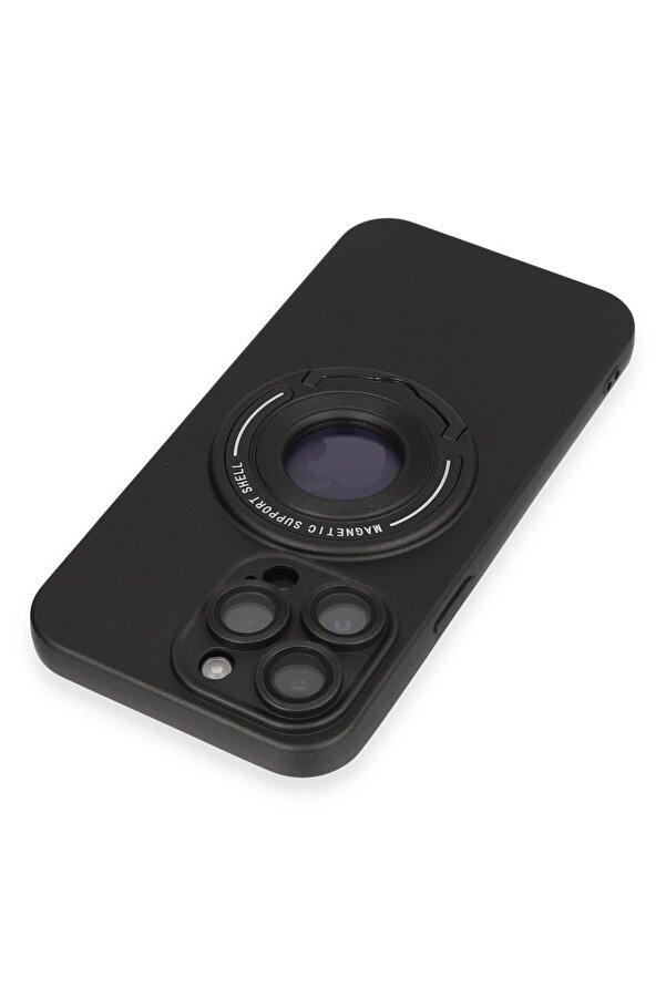 İphone 13 Pro Max Kılıf Lukka Magneti̇csafe Kapak - Si̇yah - Dropx1872-2226