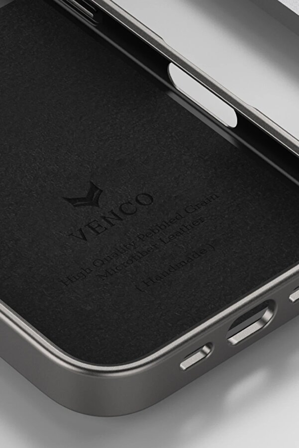 Venco İphone 16 Wave Kapak - Deri̇n Mor