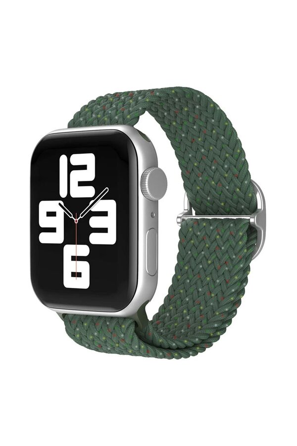Apple Watch 42Mm Star Kordon - Benekli̇ Koyu Yeşi̇l - Dropx7781-8432