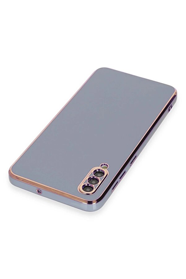 Samsung Galaxy A50 Kılıf Volet Si̇li̇kon - Mavi̇ - Dropx2079-6239