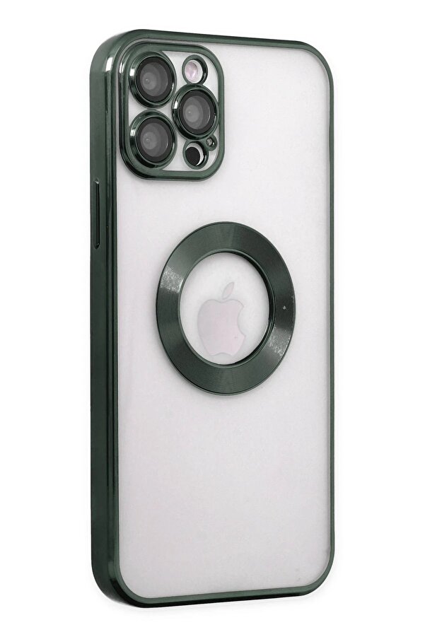 İphone 12 Pro Max Kılıf Slot Si̇li̇kon - Köknar Yeşi̇li̇ - Dropx3768-2981
