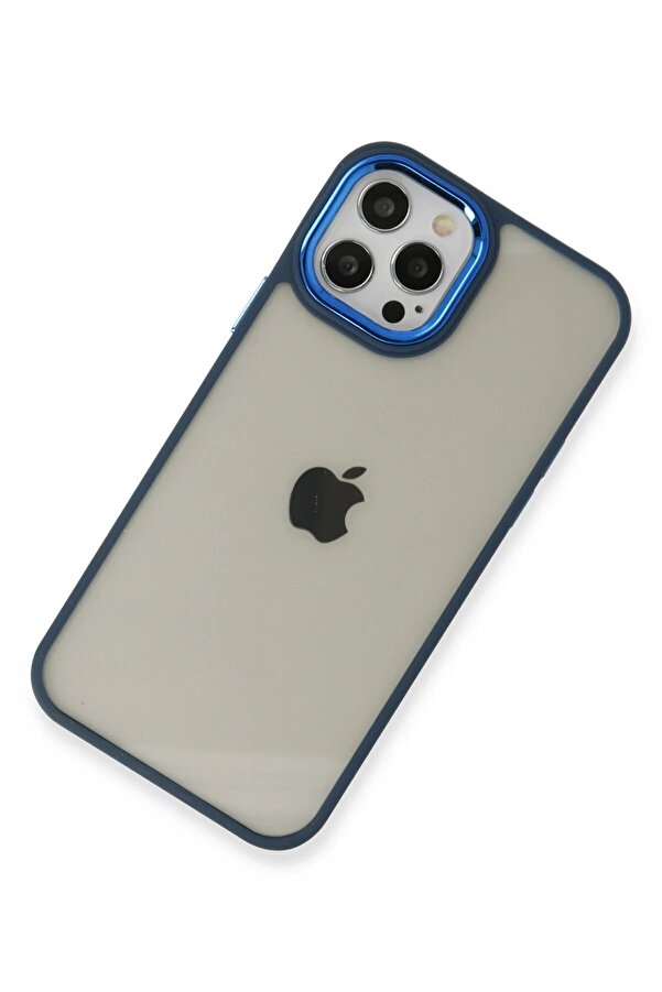 İphone 12 Pro Max Kılıf Dora Kapak - Mavi̇ - Dropx4820-7660