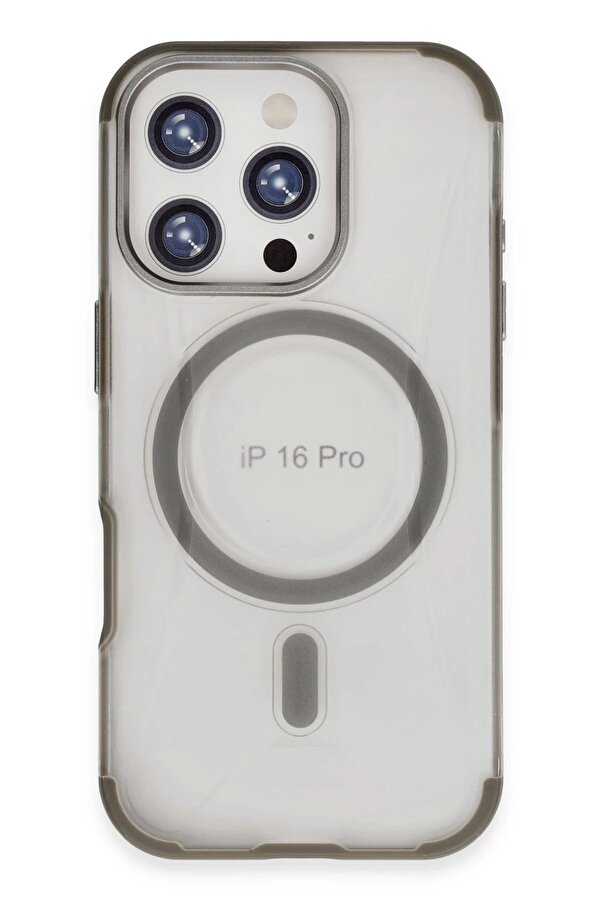 İphone 16 Pro Max Hi̇lton Magsafe Kapak - Ti̇tan Gri̇ - Dropx3920-5873