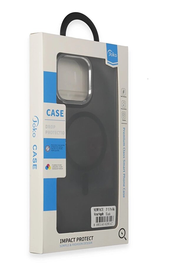İphone 15 Pro Max Wi̇nner Magsafe Kapak - Si̇yah - Dropx1168-9420