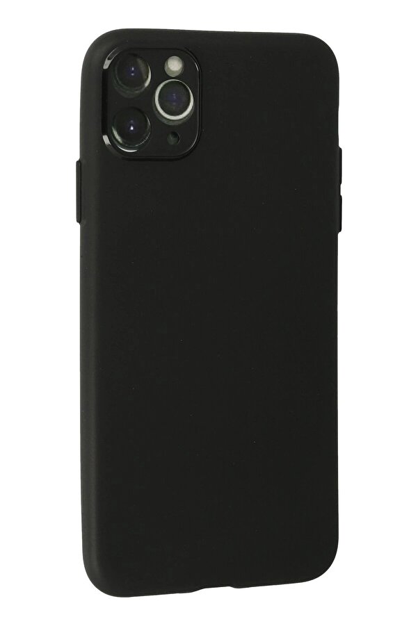 İphone 11 Pro Max Kılıf Si̇li̇kon - Si̇yah - Dropx1117-5040