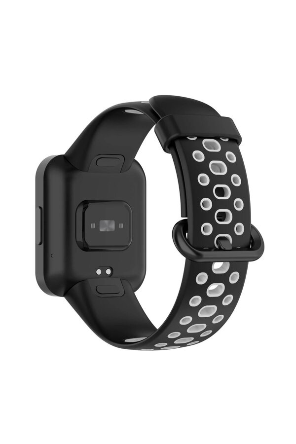 Xi̇aomi̇ Redmi̇ Watch 2 Spor Deli̇kli̇ Kordon - Si̇yah-Gri̇ - Dropx7973-9309