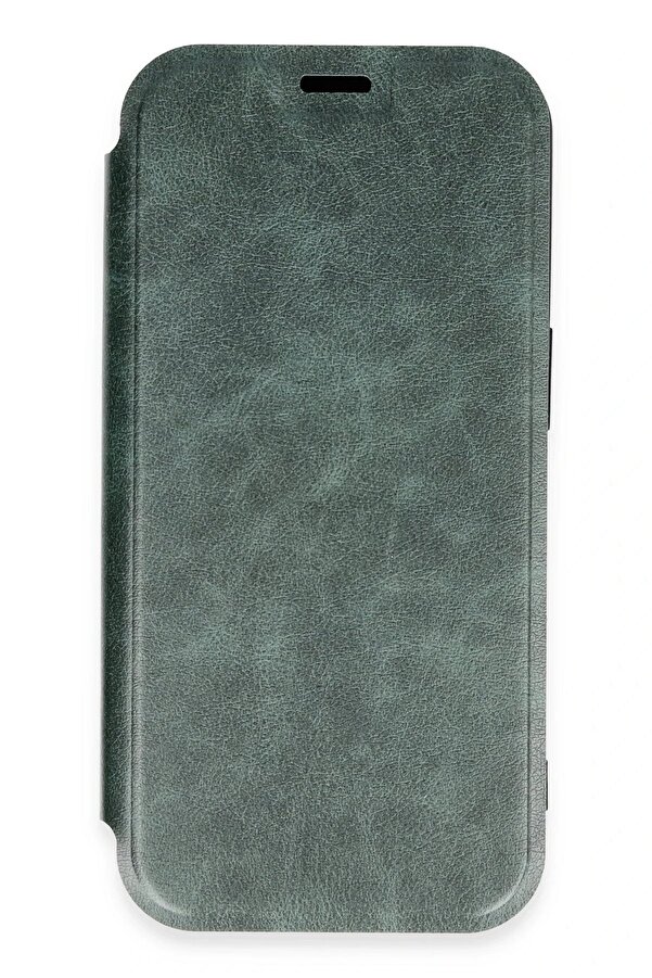 İphone 16 Pro Kılıf Fli̇p Cover - Koyu Yeşi̇l - Dropx6576-7890