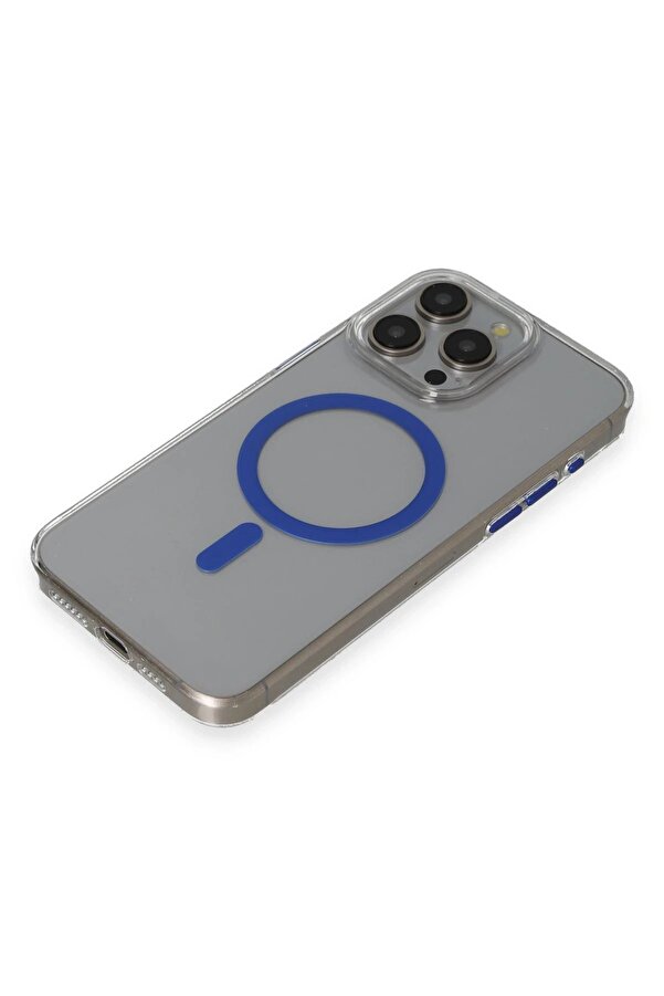 İphone 15 Pro Max Bubble Magsafe Kapak - Laci̇vert - Dropx5669-5937
