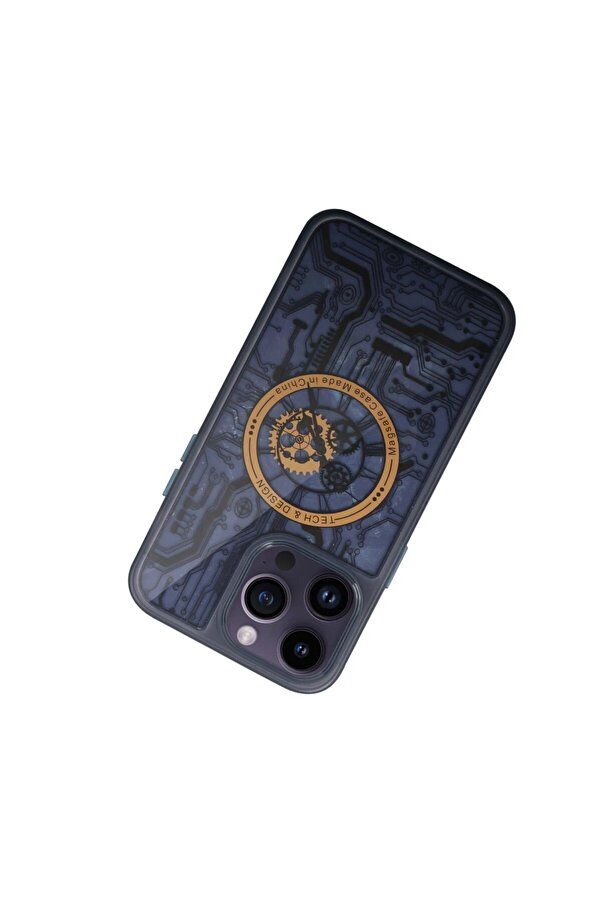 İphone 13 Pro Kılıf Magi̇c Magneti̇csafe Si̇li̇kon - Si̇yah - Dropx4004-6838