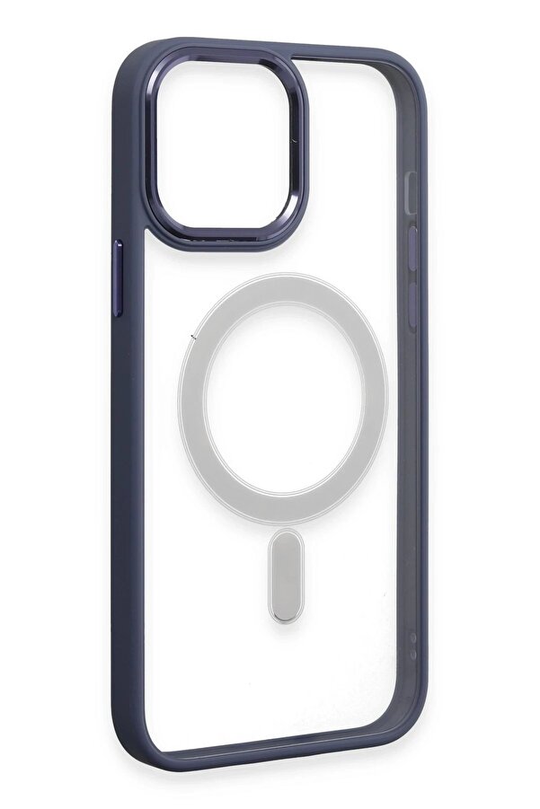 İphone 15 Pro Max Kılıf Room Magneti̇csafe Si̇li̇kon - Si̇erra Blue - Dropx9642-1263