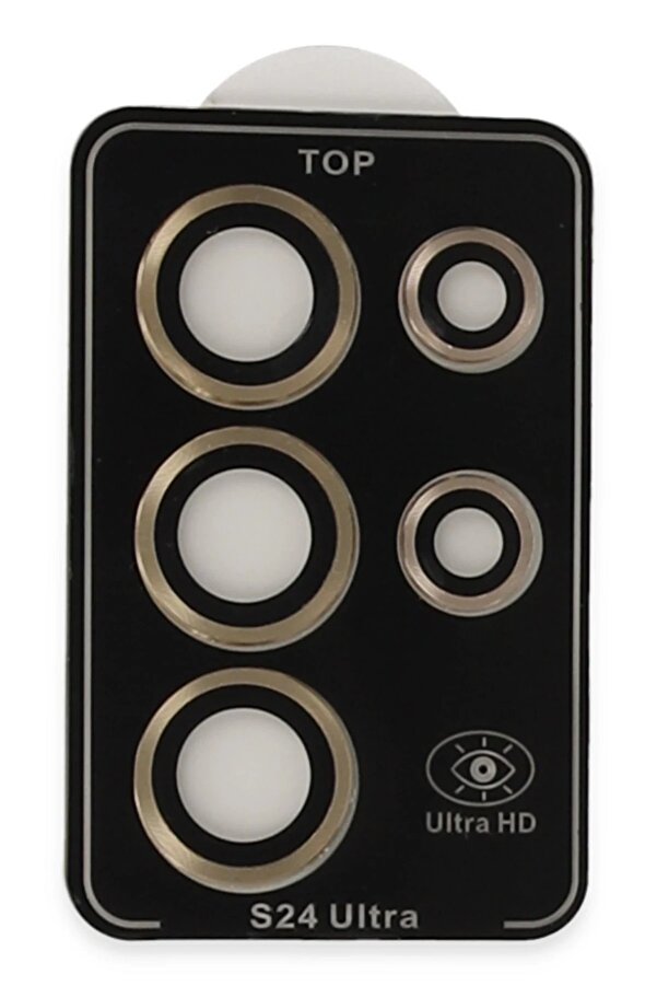 Samsung Galaxy S24 Ultra Pvd Metal Kamera Lens - Gold - Dropx4948-6352