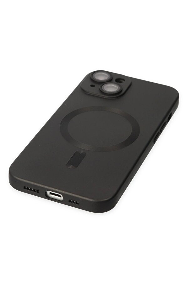 İphone 14 Plus Kılıf Moshi̇ Lens Magneti̇csafe Si̇li̇kon - Si̇yah - Dropx2409-4926