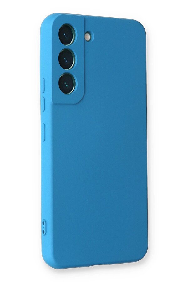 Samsung Galaxy S23 Plus Kılıf Nano İçi̇ Kadi̇fe Si̇li̇kon - Mavi̇ - Dropx3724-4947