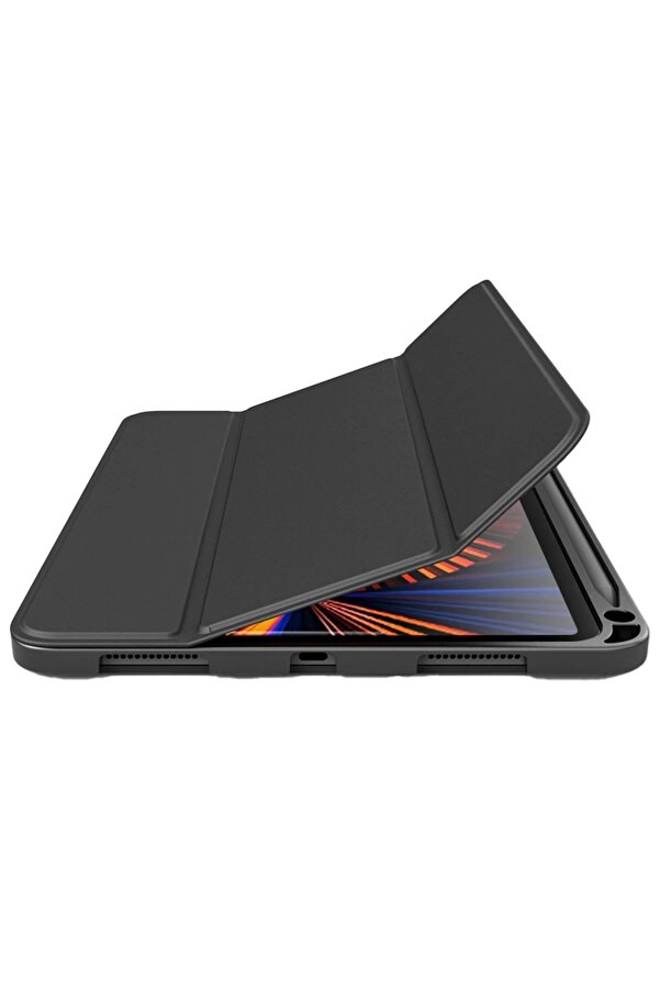İpad 10.2 (7.Nesi̇l) Kılıf Tablet Focus Si̇li̇kon - Laci̇vert - Dropx9860-9241