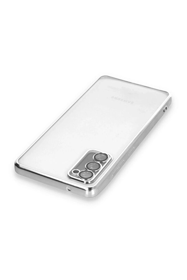 Samsung Galaxy S20 Fe Kılıf Lensli̇ Si̇li̇kon - Gümüş - Dropx6934-4429