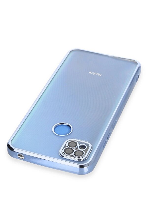 Xi̇aomi̇ Redmi̇ 9C Kılıf Lensli̇ Si̇li̇kon - Açık Mavi̇ - Dropx7066-1287