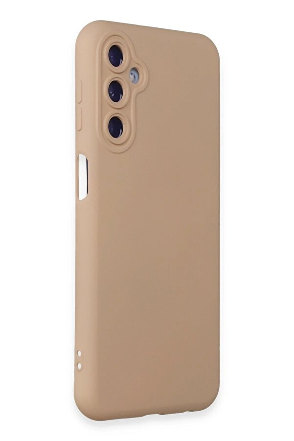 Samsung Galaxy M14 5G Kılıf Nano İçi̇ Kadi̇fe Si̇li̇kon - Pudra - Dropx6941-8831