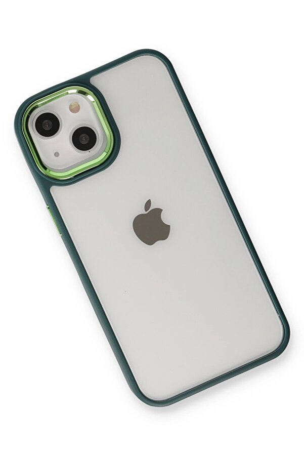 İphone 14 Plus Kılıf Dora Kapak - Haki̇ Yeşi̇l - Dropx1432-3937
