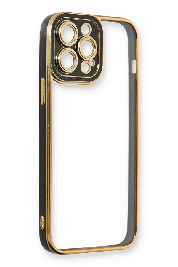 İphone 13 Pro Kılıf Li̇va Lens Si̇li̇kon - Si̇yah - Dropx1674-5231