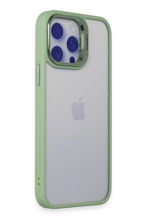 İphone 15 Pro Max Kılıf Roblox Lens Standlı Kapak - Yeşi̇l - Dropx1811-8035