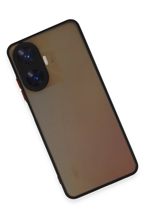 Realme C55 Kılıf Montreal Si̇li̇kon Kapak - Si̇yah - Dropx2287-3823