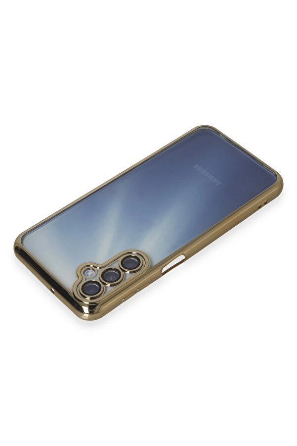 Samsung Galaxy A35 5G Kılıf Lensli̇ Si̇li̇kon - Gold - Dropx8605-6894