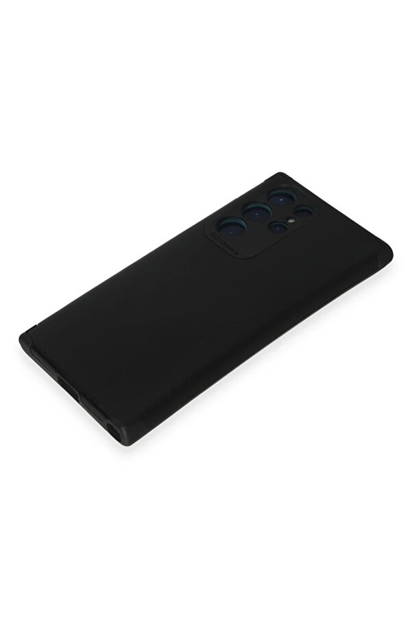 Samsung Galaxy S22 Ultra Kılıf Loop Deri̇ Si̇li̇kon - Si̇yah - Dropx7308-8968