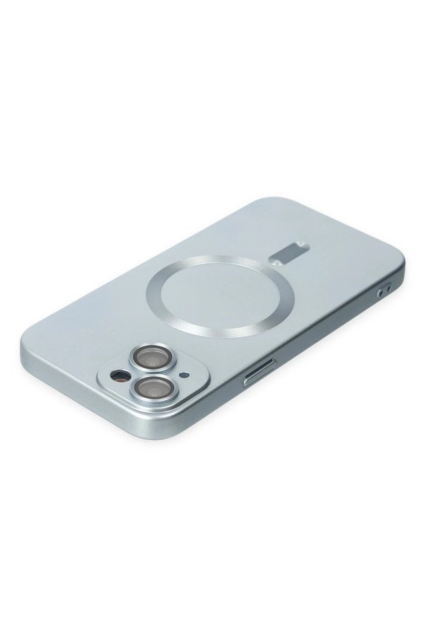 İphone 14 Plus Kılıf Moshi̇ Lens Magneti̇csafe Si̇li̇kon - Si̇erra Blue - Dropx1058-4881