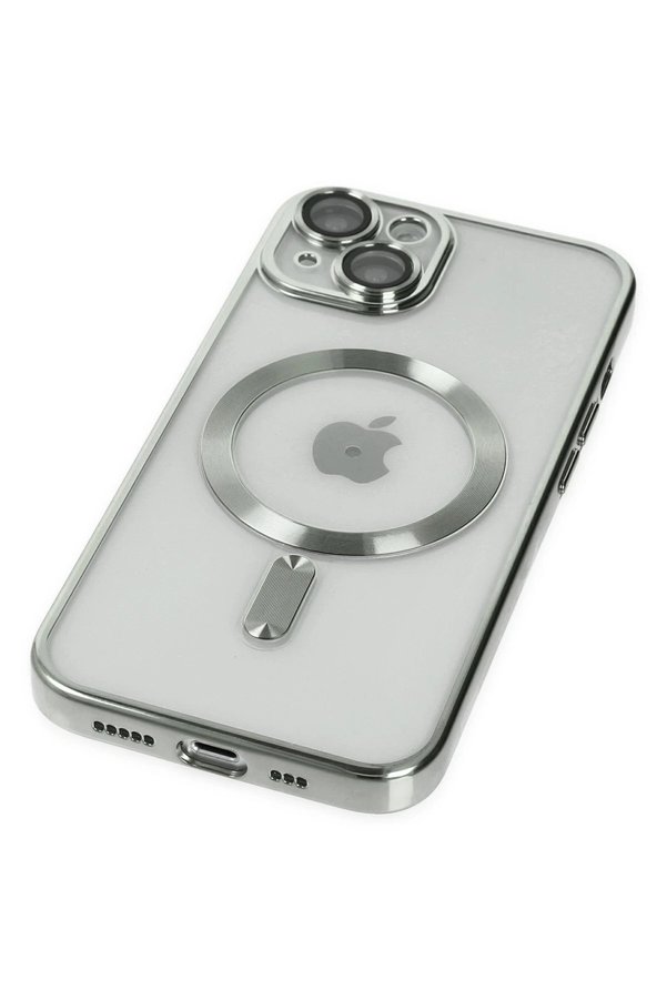 İphone 14 Kılıf Kross Magneti̇csafe Kapak - Gümüş - Dropx8839-1720