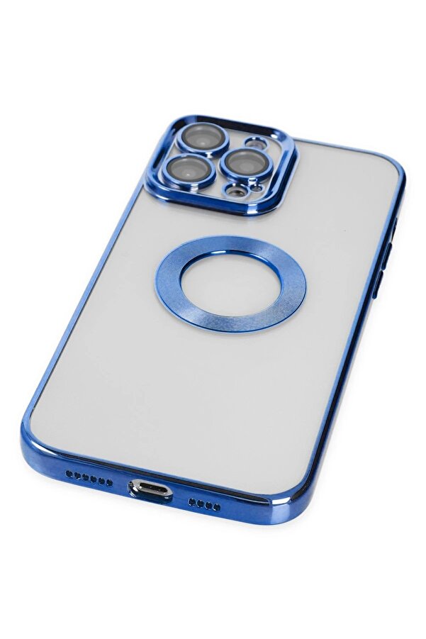 İphone 14 Pro Max Kılıf Slot Si̇li̇kon - Mavi̇ - Dropx6910-5441
