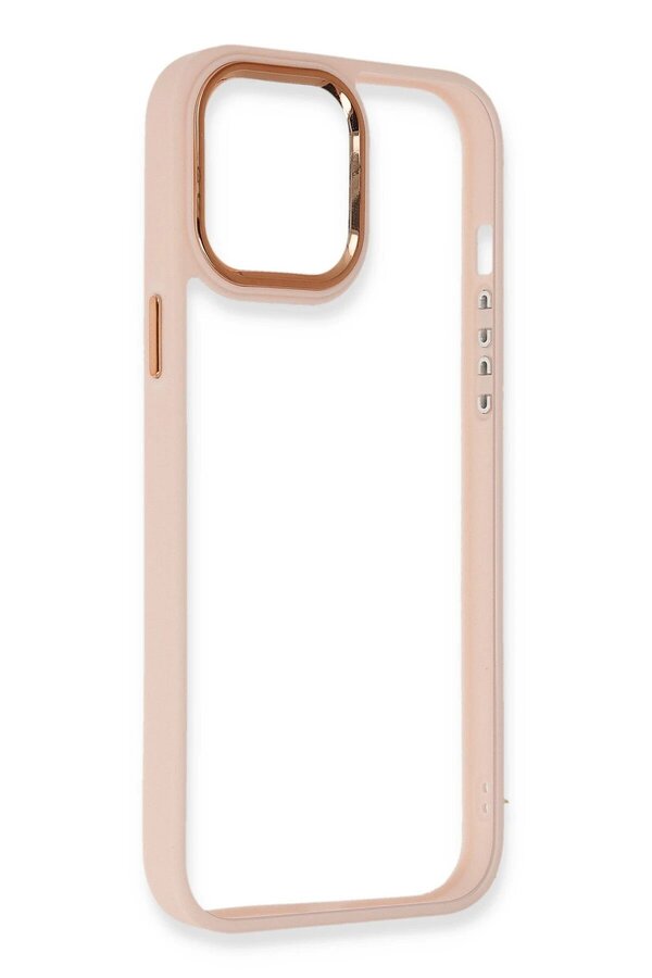 İphone 13 Pro Max Kılıf Dora Kapak - Pudra - Dropx7322-8529