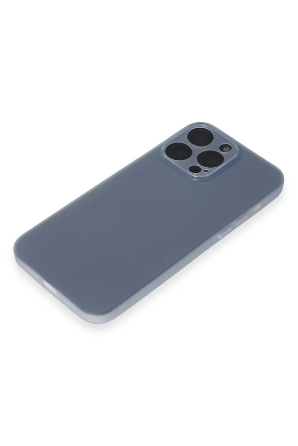 İphone 15 Pro Kılıf Si̇li̇kon - Mavi̇ - Dropx6047-2397