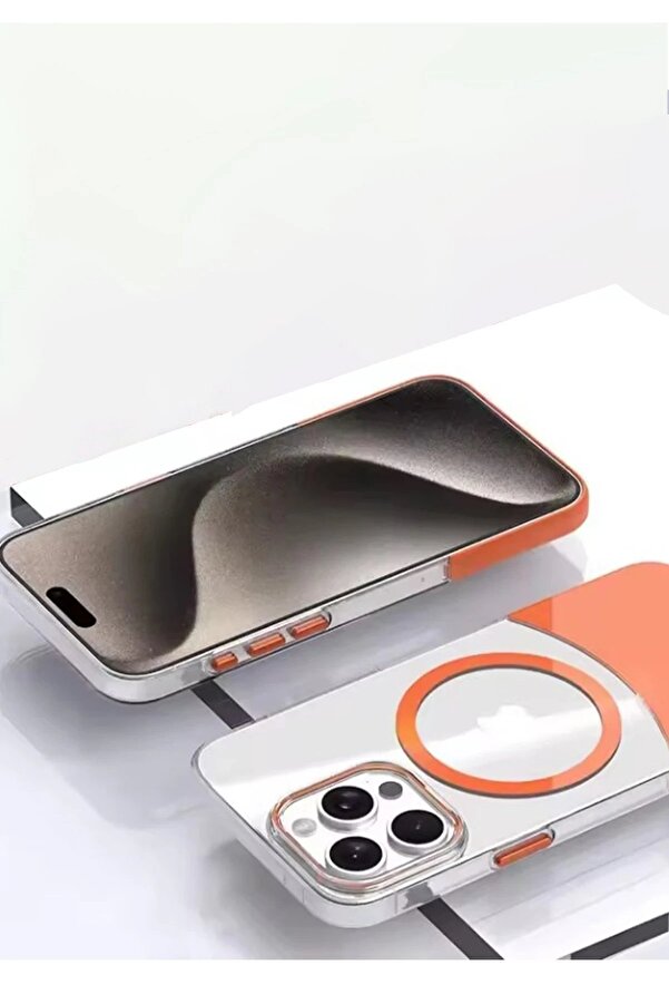 İphone 15 Pro Max Pc Sui̇t Magsafe Kapak - Si̇yah - Dropx3346-6376
