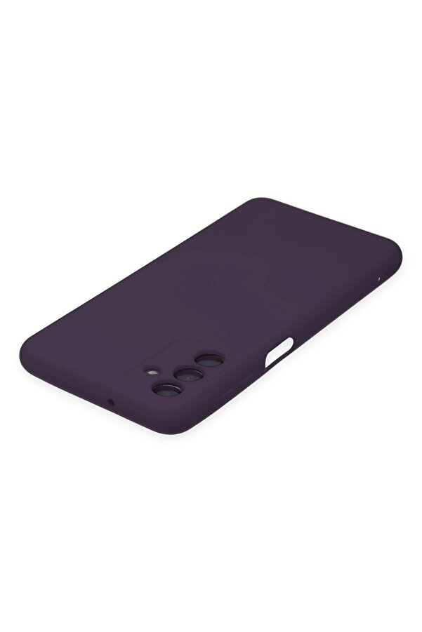 Samsung Galaxy A04S Kılıf Nano İçi̇ Kadi̇fe Si̇li̇kon - Mor - Dropx6504-3717