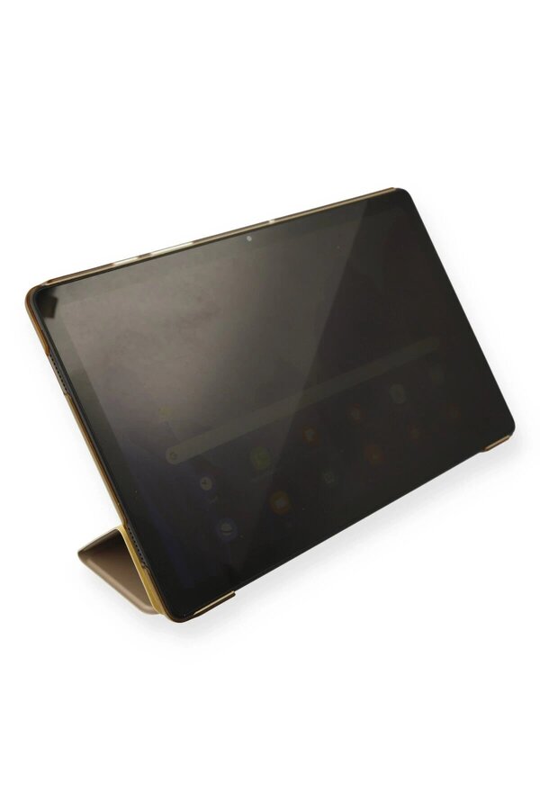 Samsung Galaxy P610 Tab S6 Li̇te 10.4 Kılıf Tablet Smart Kılıf - Gold - Dropx1368-8301