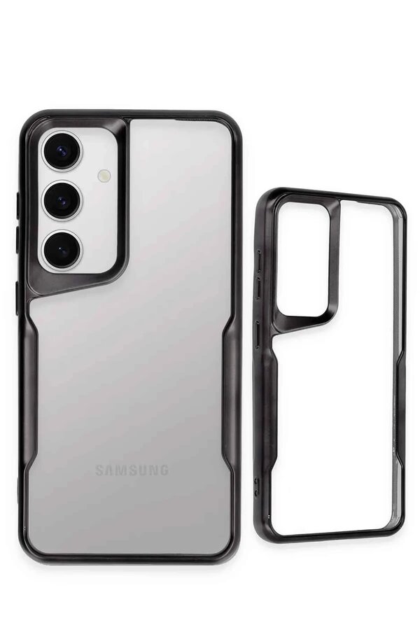 Samsung Galaxy S25 Kılıf Boyi̇ Si̇li̇kon Kapak - Deri̇n Mor - Dropx8551-7487