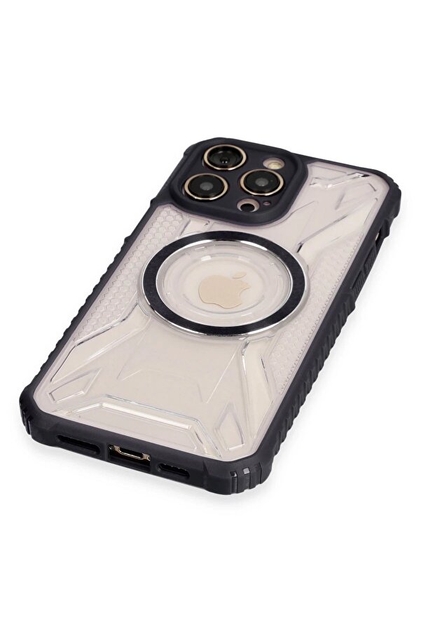 İphone 14 Pro Max Kılıf Prag Magneti̇csafe Kapak - Si̇yah - Dropx1354-5405