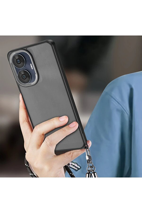 Realme C55 Kılıf Elegant Kapak - Pudra - Dropx9005-1051
